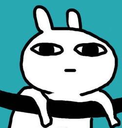 兔子吃瓜鄙视表情包,笑谈人间百态